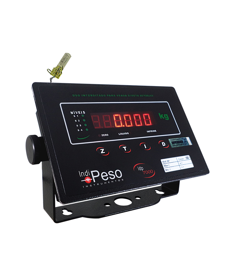 Indicador de Peso IDP7000-UNO em Aço Carbono 176x115mm